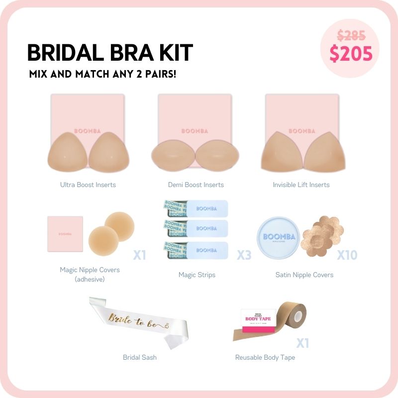 Bra (laceup) Nude Pushup Stick on – Empire Bridal Pty Ltd