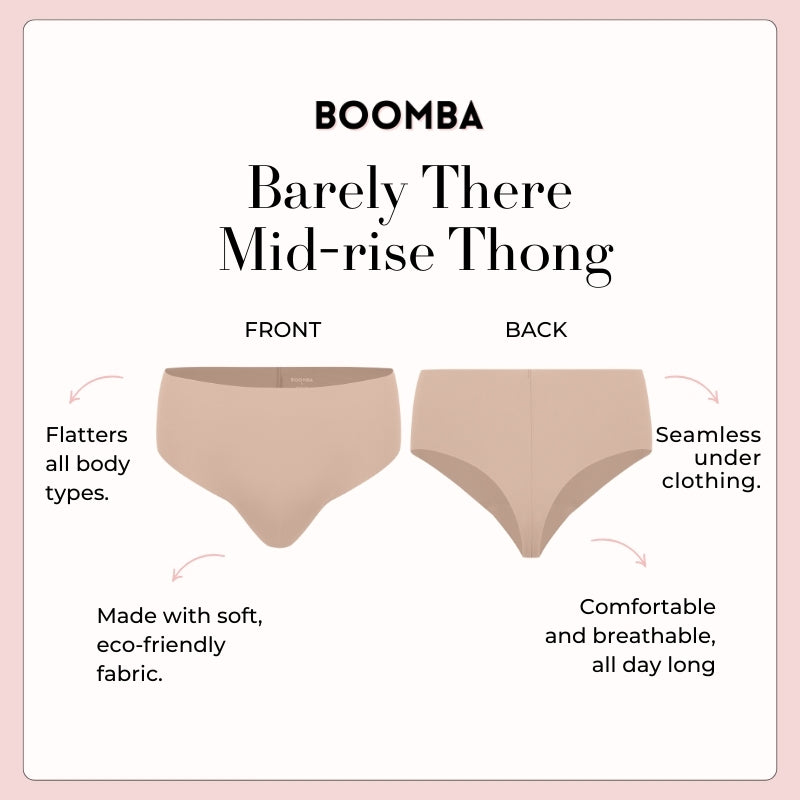 Barely There Mid-rise Thong