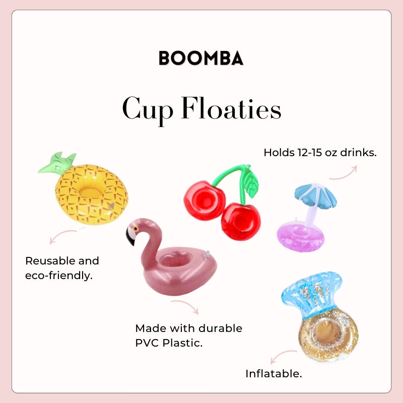 Mini flotteurs gonflables pour boissons