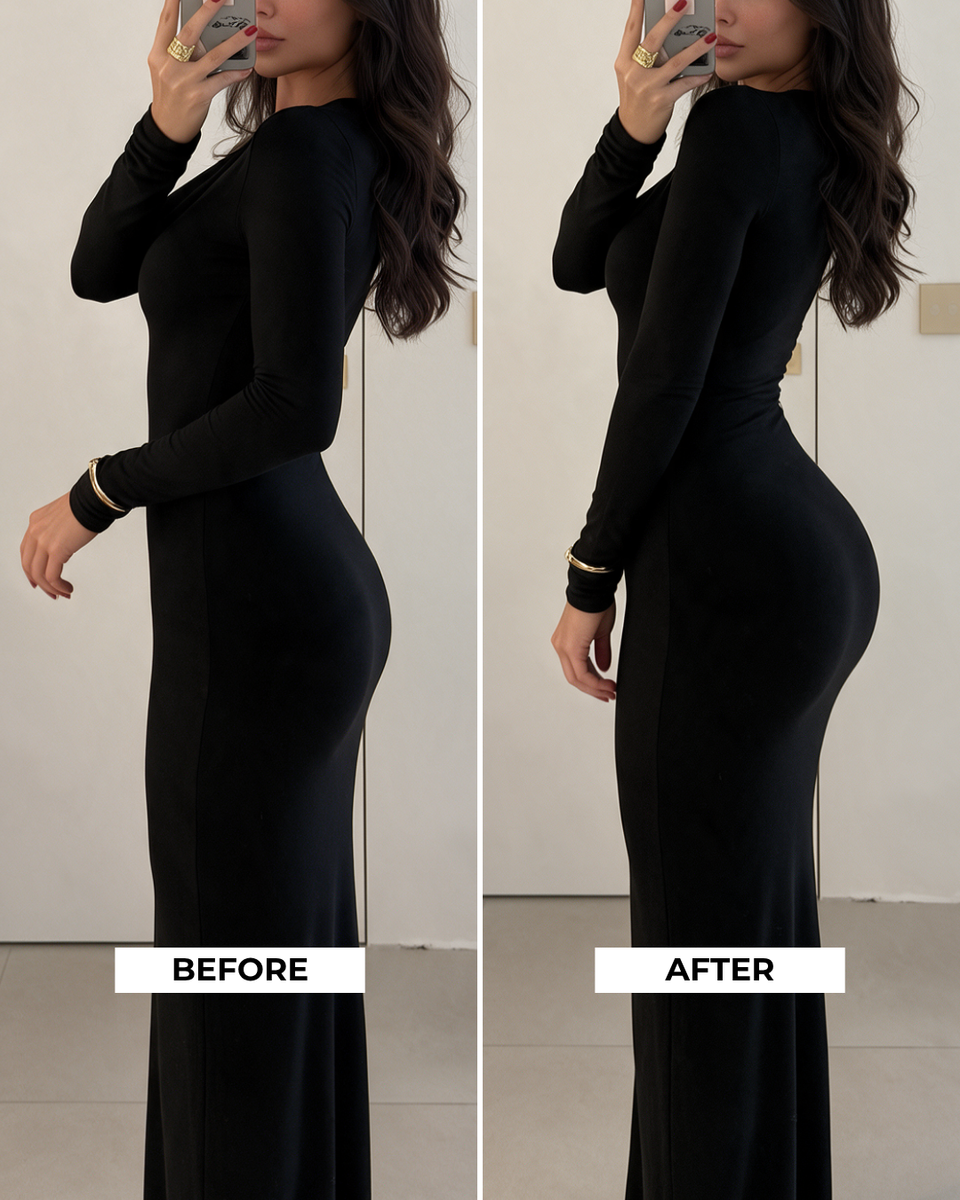 Like a push-up bra, but for your butt.