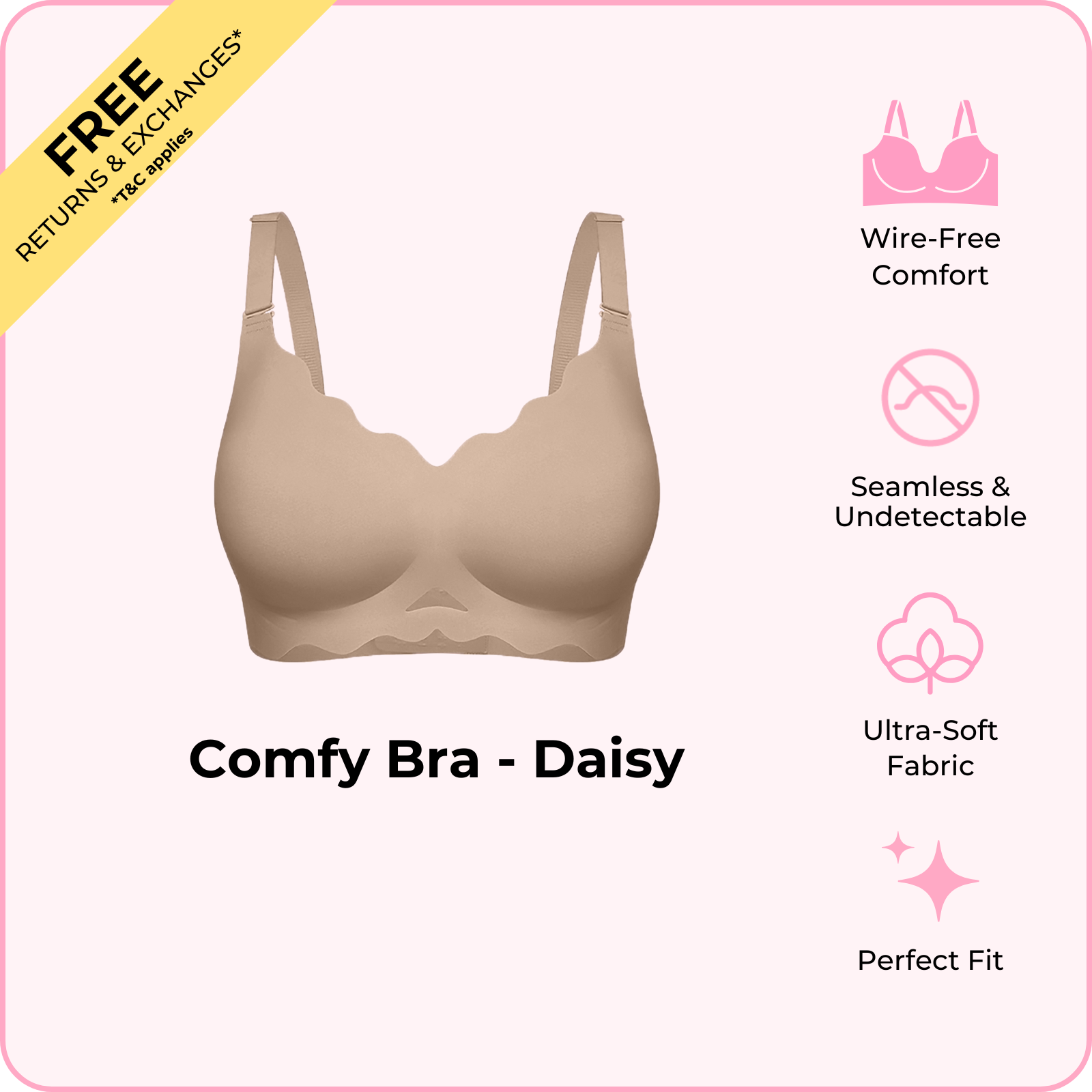 Comfy Bra - Daisy
