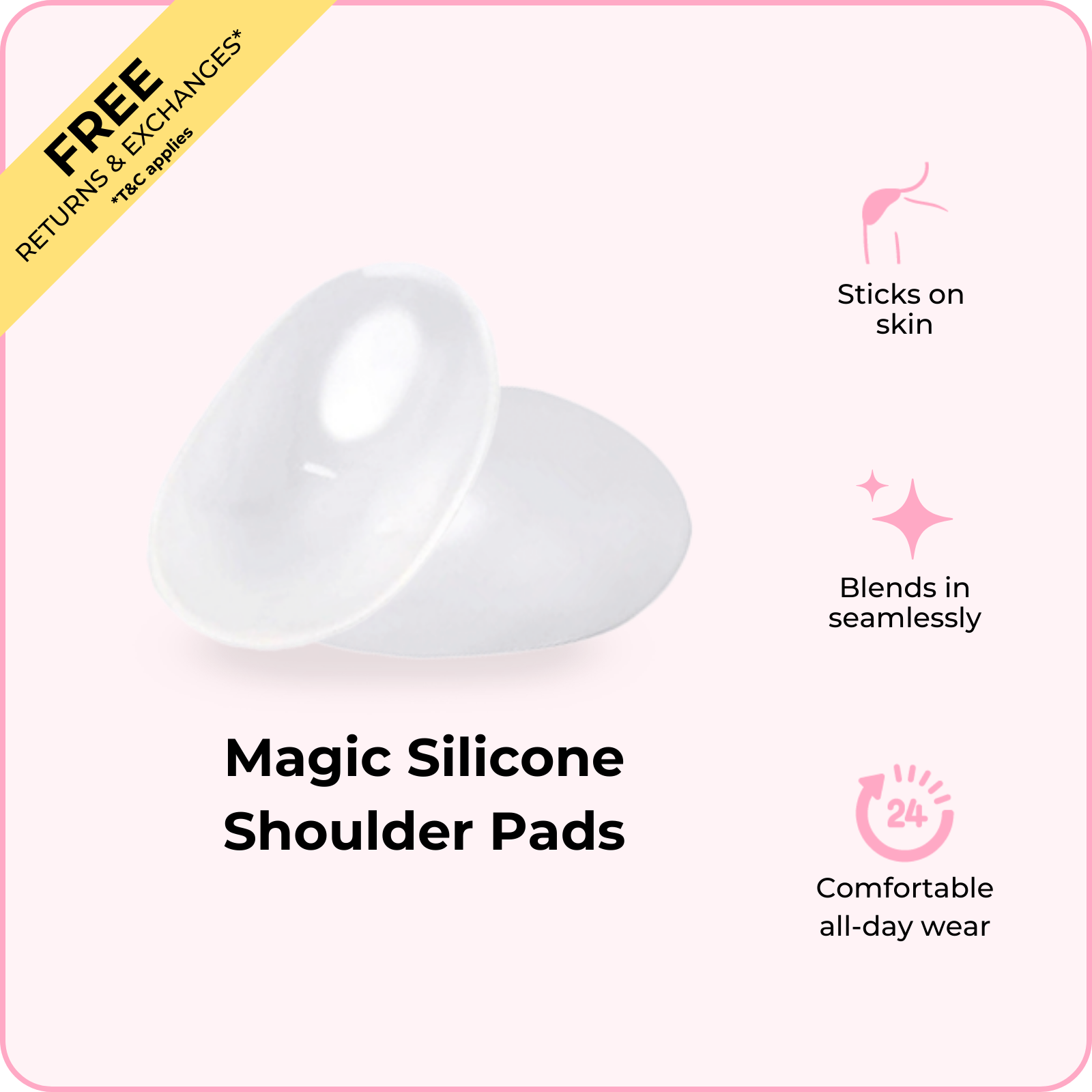 Magic Silicone Shoulder Pads