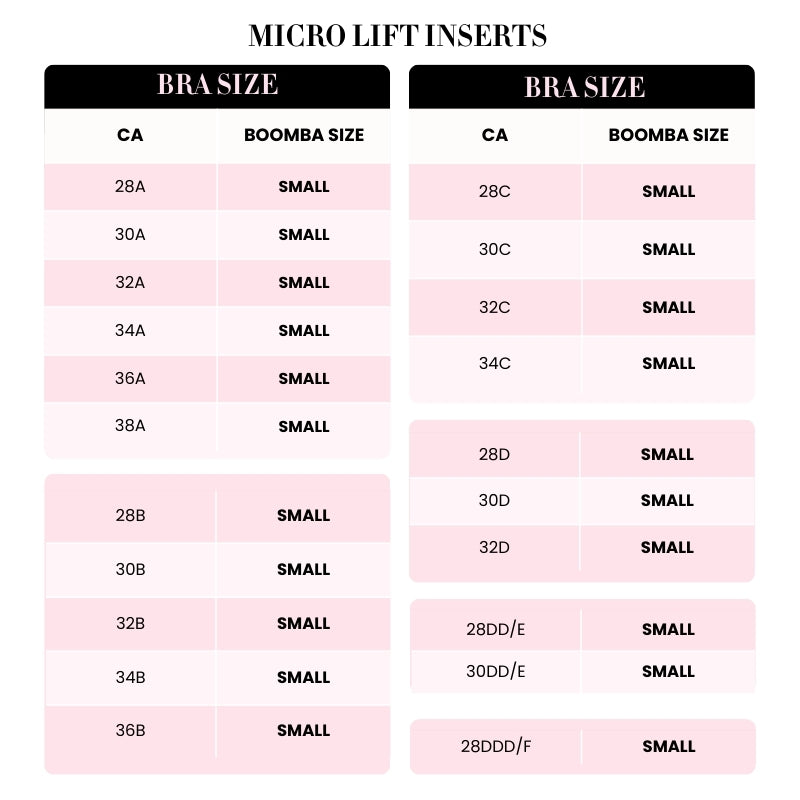 Micro Lift Inserts (2 pairs)
