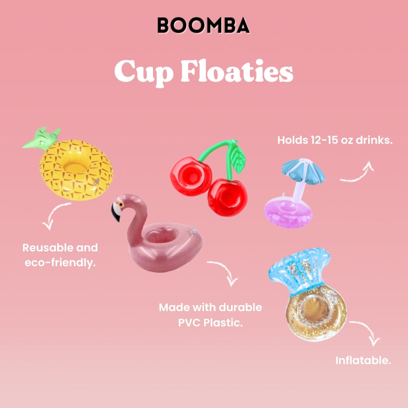 Mini flotteurs gonflables pour boissons